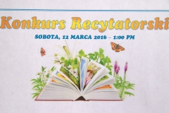 Konkurs recytatorski 2016